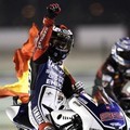 Jorge Lorenzo dengan Ekspresi Kemenangan di MotoGP Qatar