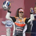 Dani Pedrosa Merayakan Kemenangannya di MotoGP Qatar