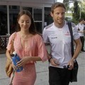 Jenson Button dan Jessican Michibata di Sirkuit Sepang