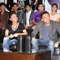 Agnes Monica dan Anang Hermansyah di Konferensi Pers 'Indonesian Idol'