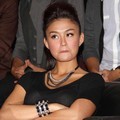 Agnes Monica di Konferensi Pers 'Indonesian Idol'