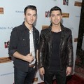 Kevin Jonas dan Joe Jonas di Rock The Vote Kick-Off