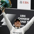 Ekspresi Kemenangan Nico Rosberg di GP F1 China 2012