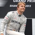 Nico Rosberg di Atas Podium GP F1 China 2012