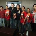 Iko Uwais, Joe Taslim dan Yayan Ruhian di Konferensi Pers Perilisan Komik 'The Raid'