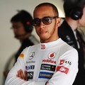 Lewis Hamilton di Kualifikasi GP F1 China 2012