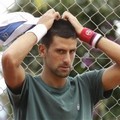 Novak Djokovic Saat Latihan untuk ATP Monte Carlo Masters