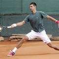 Novak Djokovic Saat Latihan untuk ATP Monte Carlo Masters
