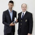 Novak Djokovic Menerima Medali Vermeil Sport dari Prince Albert II