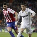 Cristiano Ronaldo di Liga Spanyol Melawan Sporting Gijon