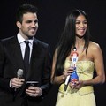 Cesc Fabregas dan Nicole Scherzinger di Brit Awards 2012