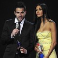 Cesc Fabregas dan Nicole Scherzinger di Brit Awards 2012