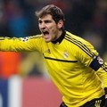 Iker Casillas di UEFA Liga Champions dalam Laga Melawan CSKA Moscow