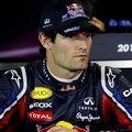 Mark Webber di Press Conference F1 GP Australia
