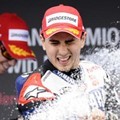 Jorge Lorenzo Merayakan Kemenangannya
