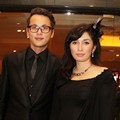 Andhika Pratama dan Ussy Sulistiawaty di Resepsi Pernikahan Anang Hermansyah dan Ashanty