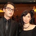 Andhika Pratama dan Ussy Sulistiawaty di Resepsi Pernikahan Anang Hermansyah dan Ashanty