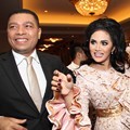 Raul Lemos dan Krisdayanti di Resepsi Pernikahan Anang Hermansyah dan Ashanty