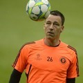 John Terry saat Sesi Latihan Untuk Champions League
