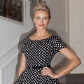 Cameron Diaz di Dior Haute-Couture Paris Fashion Week