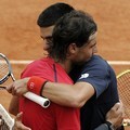 Rafael Nadal dan Novak Djokovic di Final Perancis Terbuka 2012