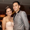 Donna Agnesia dan Darius Sinathrya di Resepsi Pernikahan Ayu Dewi