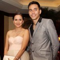 Donna Agnesia dan Darius Sinathrya di Resepsi Pernikahan Ayu Dewi