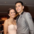 Donna Agnesia dan Darius Sinathrya di Resepsi Pernikahan Ayu Dewi