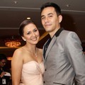 Donna Agnesia dan Darius Sinathrya di Resepsi Pernikahan Ayu Dewi