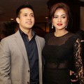 Olla Ramlan dan Aufar Hutapea di Resepsi Pernikahan Ayu Dewi