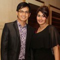 Tommy Kurniawan dan Istri di Resepsi Pernikahan Ayu Dewi