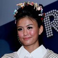 Agnes Monica di Konferensi Pers Grand Final 'Indonesian Idol'