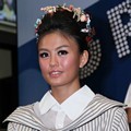 Agnes Monica di Konferensi Pers Grand Final 'Indonesian Idol'