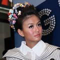 Agnes Monica di Konferensi Pers Grand Final 'Indonesian Idol'