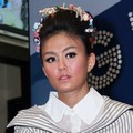 Agnes Monica di Konferensi Pers Grand Final 'Indonesian Idol'