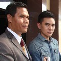 Andhika Mahatidana dan Rihat Hutabarat SH Saat Ditemui di Polres Jakarta Selatan