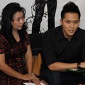 Demian Aditya dan Pengacaranya Saat Jumpa Pers di Kalibata Utara