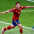 Jordi Alba Merayakan Keberhasilan Setelah Mencetak Gol di Final Euro 2012