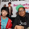 Gavin MJ dan Saykoji di Konferensi Pers Single 'Bum Bum Bum'