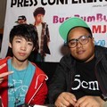 Gavin MJ dan Saykoji di Konferensi Pers Single 'Bum Bum Bum'
