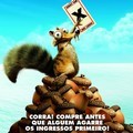 Scrat dan Biji Kenarinya di Poster 'Ice Age: Continental Drift'