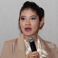 Fira Basuki di Konferensi Pers 'Hikmah Puasa Berbagi Buku'