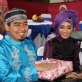 Ustadz Solmed dan April Jasmine di Acara Syukuran