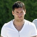 Lionel Messi di Sports Center FC Barcelona Joan Gamper