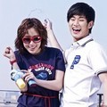 Ham Eun Jung dan Kim Soo Hyun di Spris Katalog Fashion