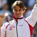Atlet Tennis Swiss, Roger Federer, Mendapatkan Medali Perak