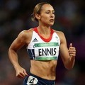 Atlet Atletik Inggris Raya, Jessica Ennis, di Olimpiade 2012