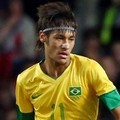 Neymar dari Brazil saat Melawan Korea di Olimpiade 2012