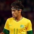 Neymar dari Brazil saat Melawan Korea di Olimpiade 2012