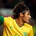 Neymar dari Brazil saat Melawan Korea di Olimpiade 2012